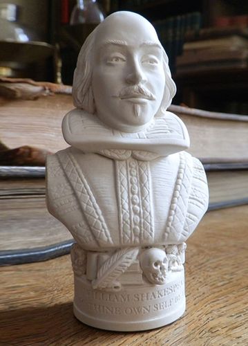 William Shakespeare Famous Faces Bust